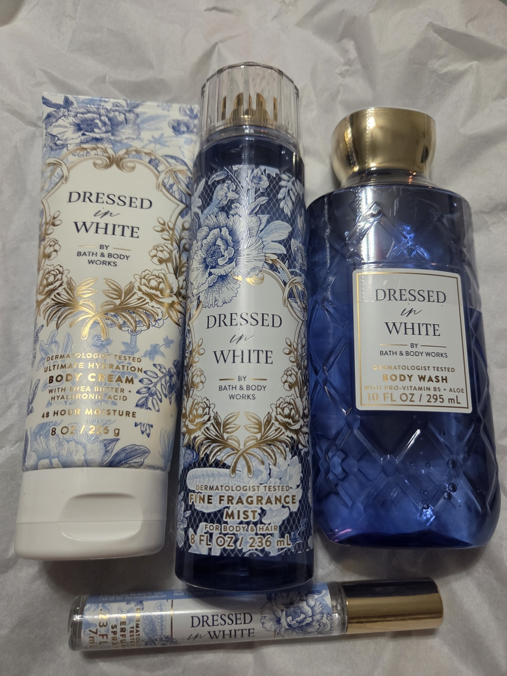 Bath & Body Works Dressed in White Body Care Set NWT